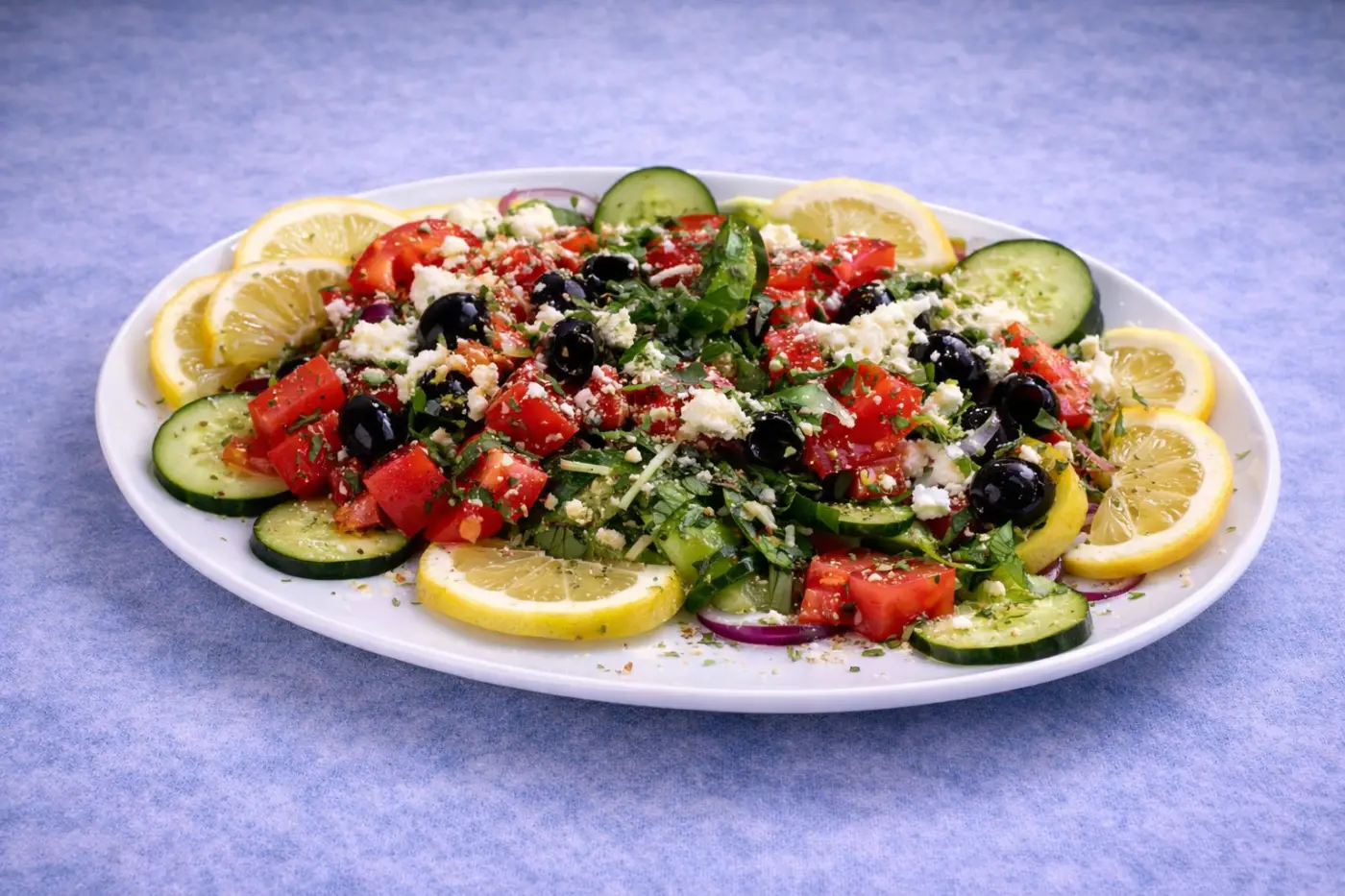 Türk Usulü Çoban Salatası